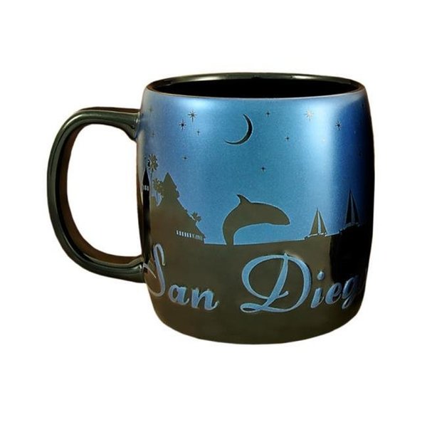 Americaware Americaware SMSDC04 San Diego 22 oz Night Sky Silhouette Mug SMSDC04